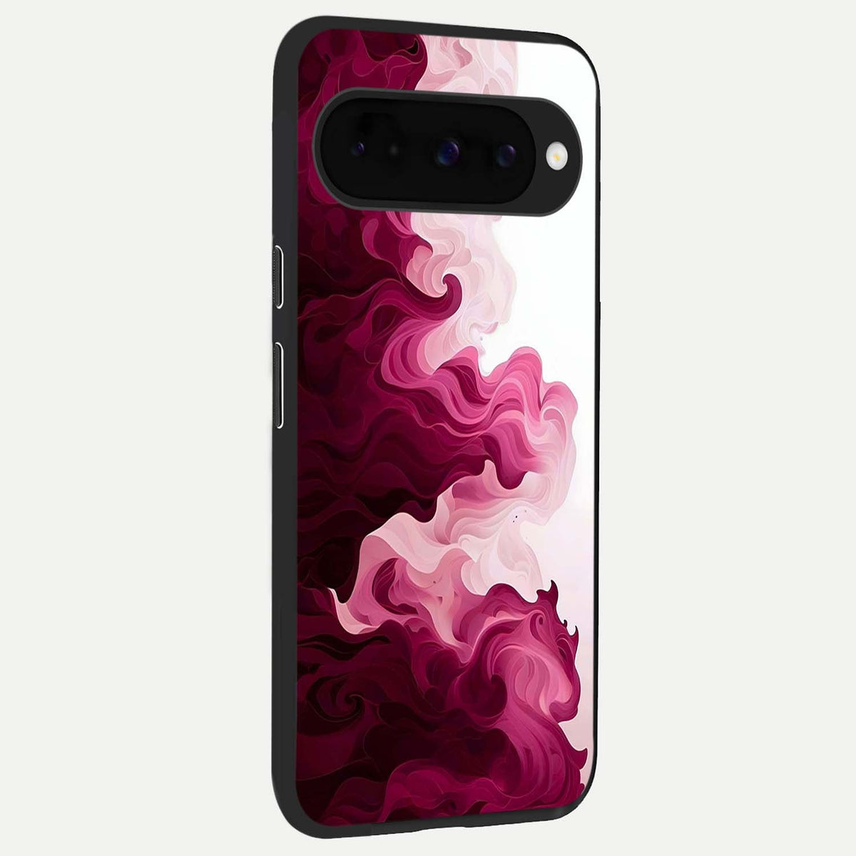  Crimson Wave Flow back cover For Google Pixel 10 slim fit glass case with vibrant aesthetic design