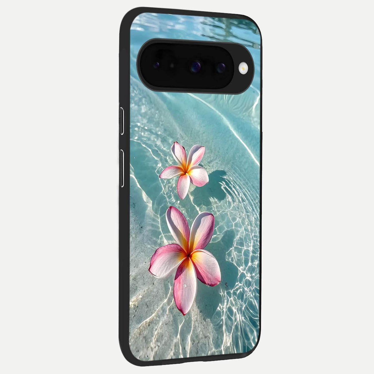  Floating Bloom Bliss back cover For Google Pixel 10 slim fit glass case with vibrant aesthetic design