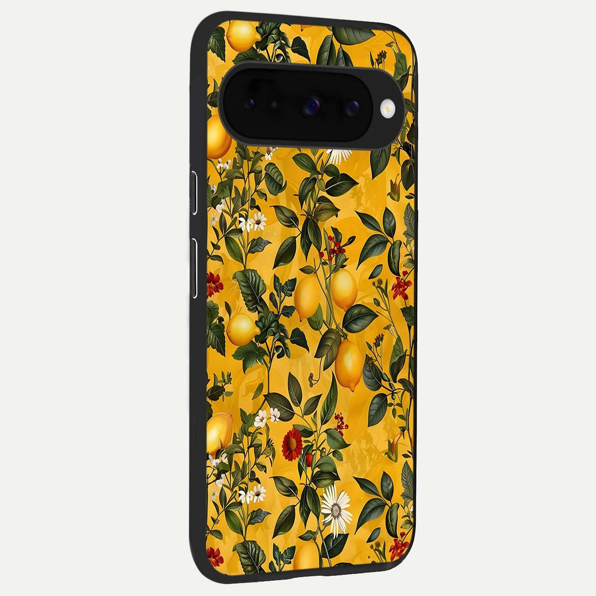  Golden Lemon Field back cover For Google Pixel 10 slim fit glass case with vibrant aesthetic design