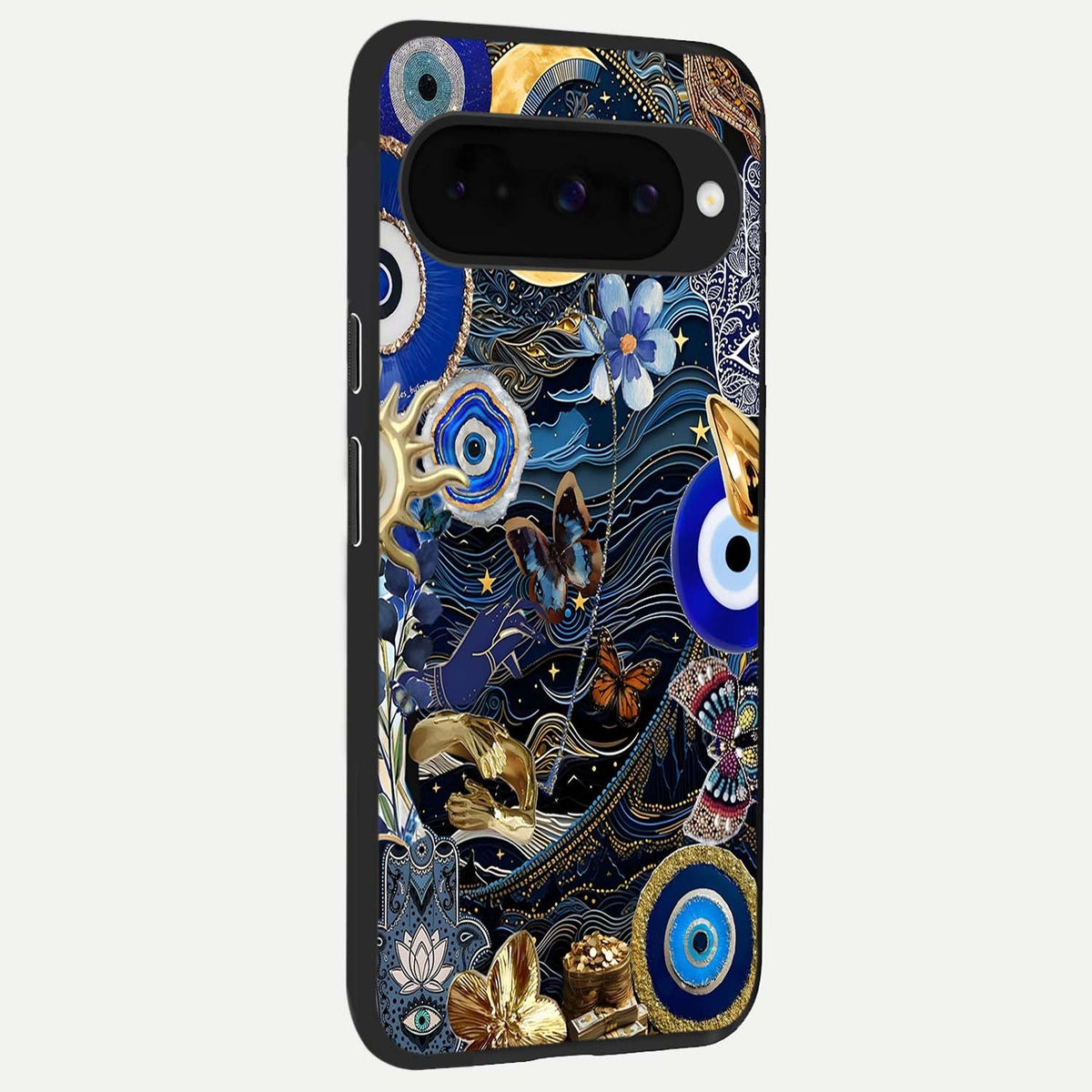  Golden Moon Magic back cover For Google Pixel 10 slim fit glass case with vibrant aesthetic design
