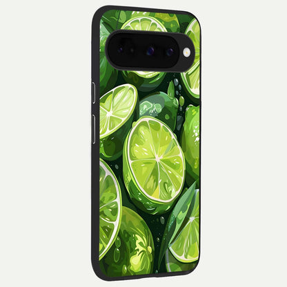  Green Kawasaki back cover For Google Pixel 10 slim fit glass case with vibrant aesthetic design