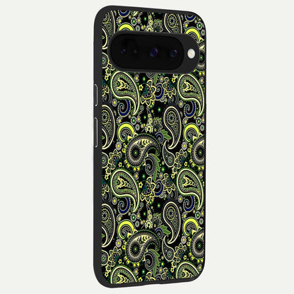  Green Lemon back cover For Google Pixel 10 slim fit glass case with vibrant aesthetic design