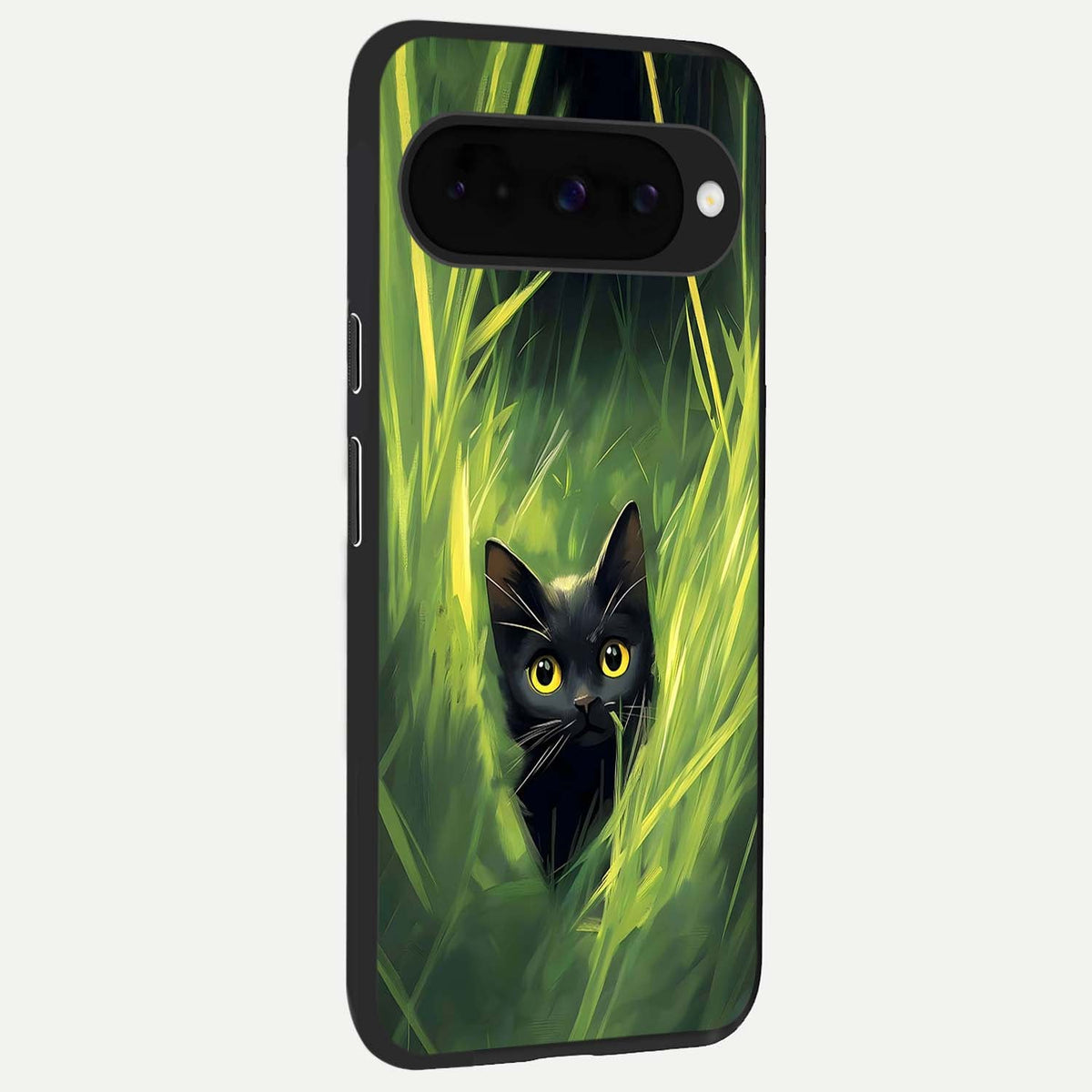  Hidden Cat Whisper back cover For Google Pixel 10 slim fit glass case with vibrant aesthetic design