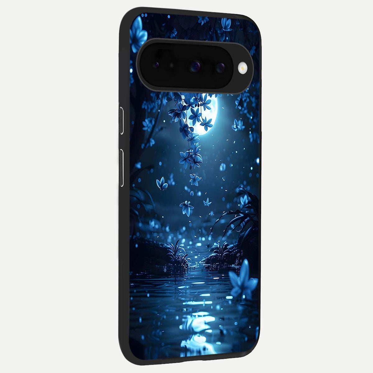  Moonlight Petal Dream back cover For Google Pixel 10 slim fit glass case with vibrant aesthetic design