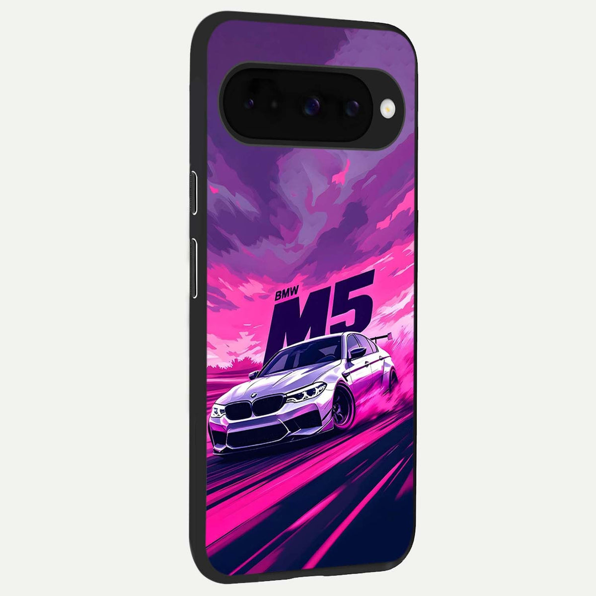  MS Neon Car back cover For Google Pixel 10 slim fit glass case with vibrant aesthetic design