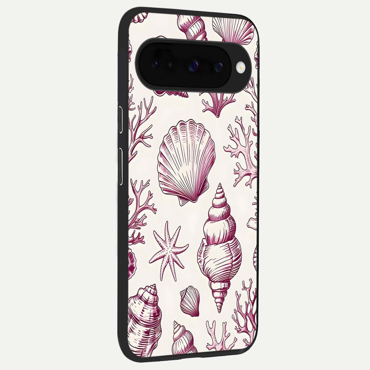  Pink Power Sparks back cover For Google Pixel 10 slim fit glass case with vibrant aesthetic design