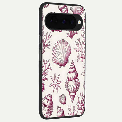  Pink Power Sparks back cover For Google Pixel 10 slim fit glass case with vibrant aesthetic design
