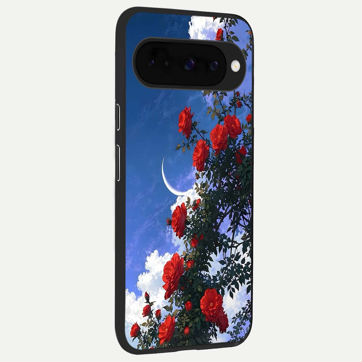  Rose Drift Flowers back cover For Google Pixel 10 slim fit glass case with vibrant aesthetic design