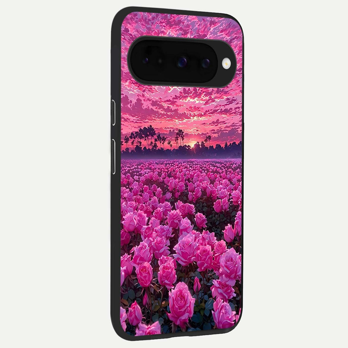  Rose Sunset Valley back cover For Google Pixel 10 slim fit glass case with vibrant aesthetic design