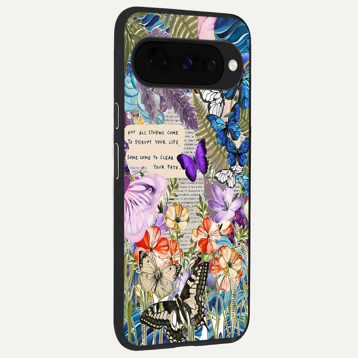  Storm Path Bloom back cover For Google Pixel 10 slim fit glass case with vibrant aesthetic design