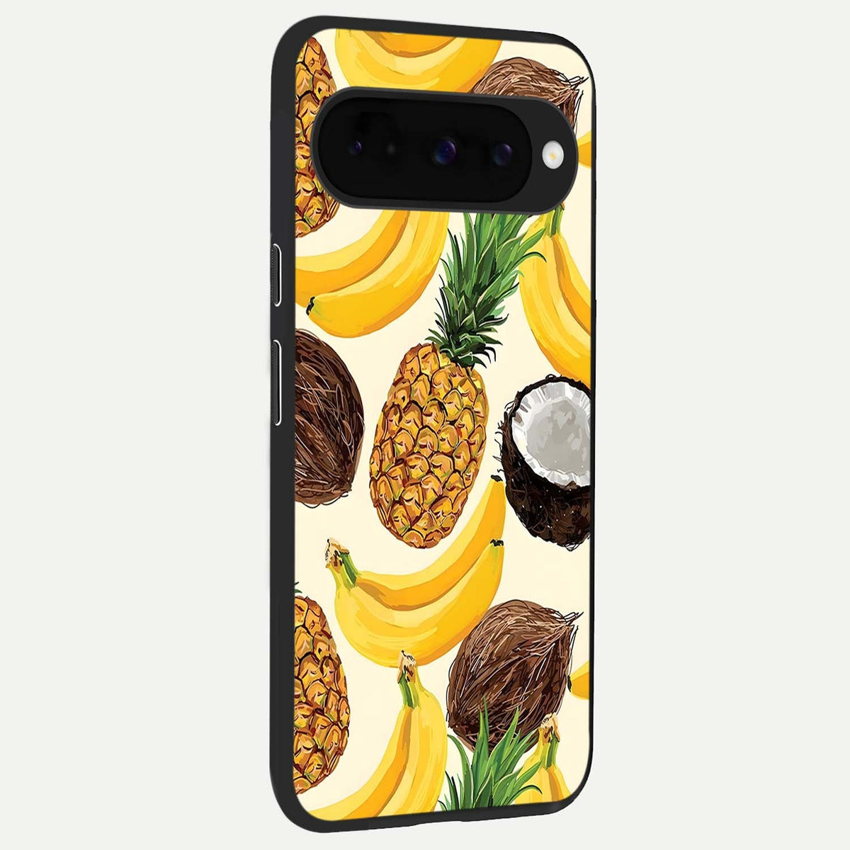  Tropical Fruit Mood back cover For Google Pixel 10 slim fit glass case with vibrant aesthetic design
