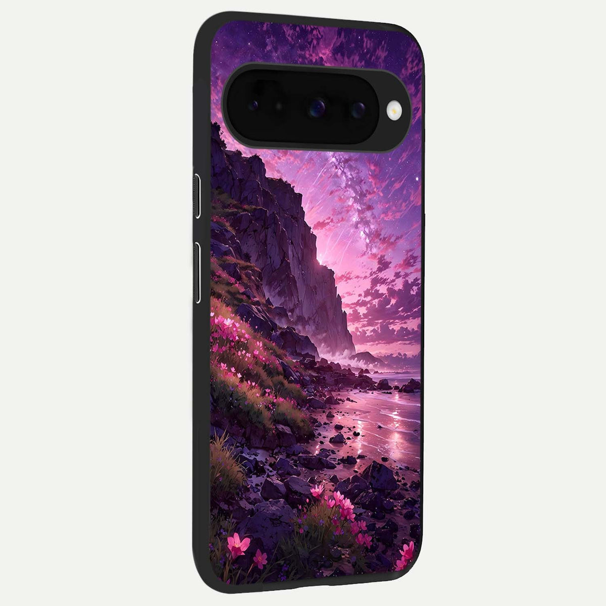  Twilight Blossom Coast back cover For Google Pixel 10 slim fit glass case with vibrant aesthetic design