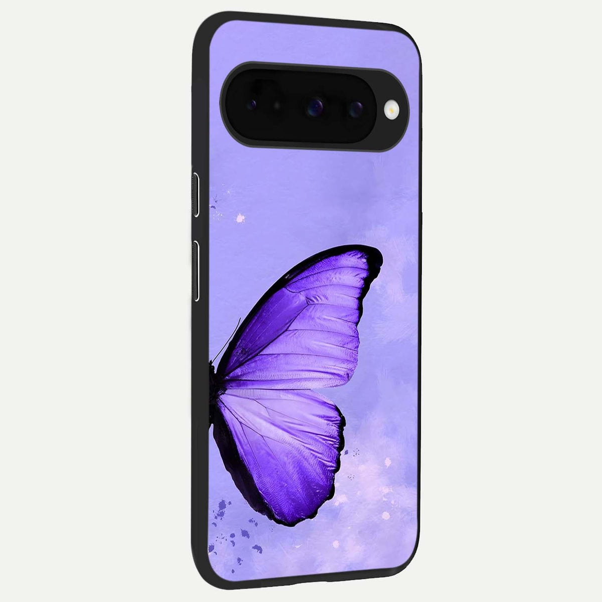 Violet Dream Wing back cover For Google Pixel 10 slim fit glass case with vibrant aesthetic design