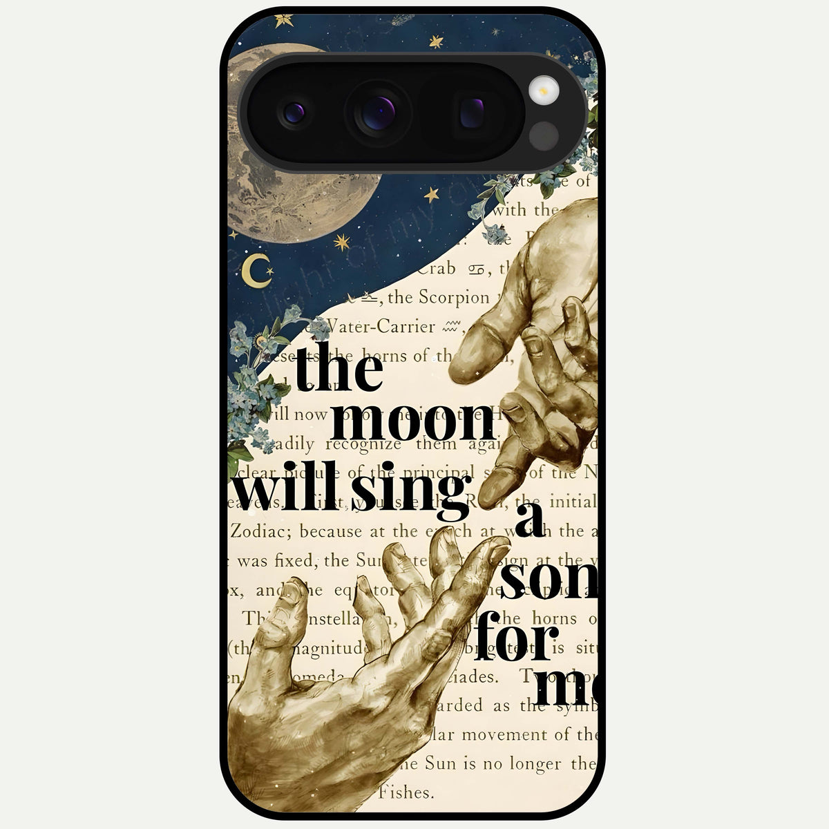  Aesthetic Divine Glass Case For Google Pixel 10 Pro back cover – full design glossy printed glass finish