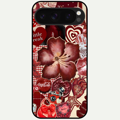  Aesthetic Little Freak Glass Case For Google Pixel 10 Pro back cover – full design glossy printed glass finish