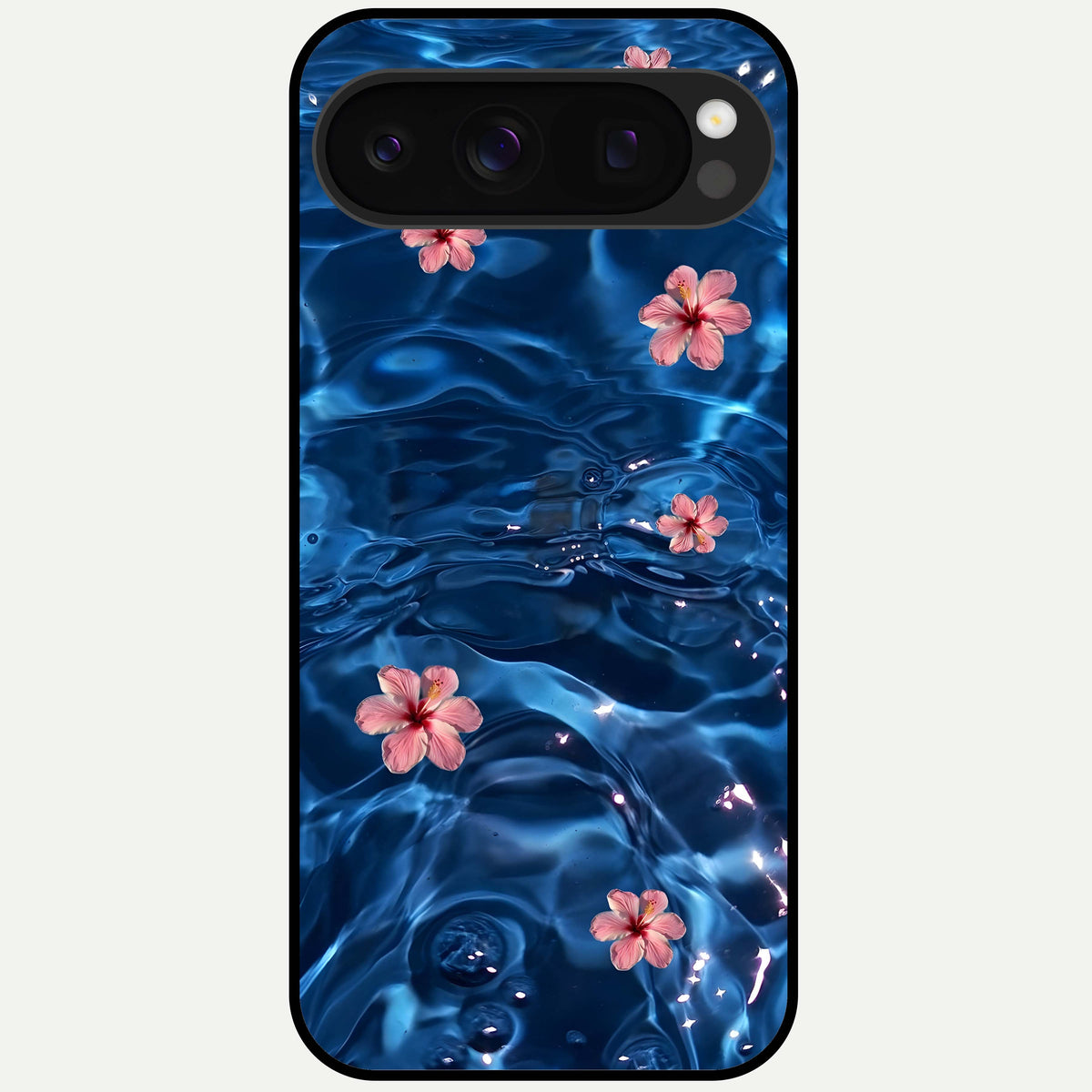  Bloom Thread Art Glass Case For Google Pixel 10 Pro back cover – full design glossy printed glass finish