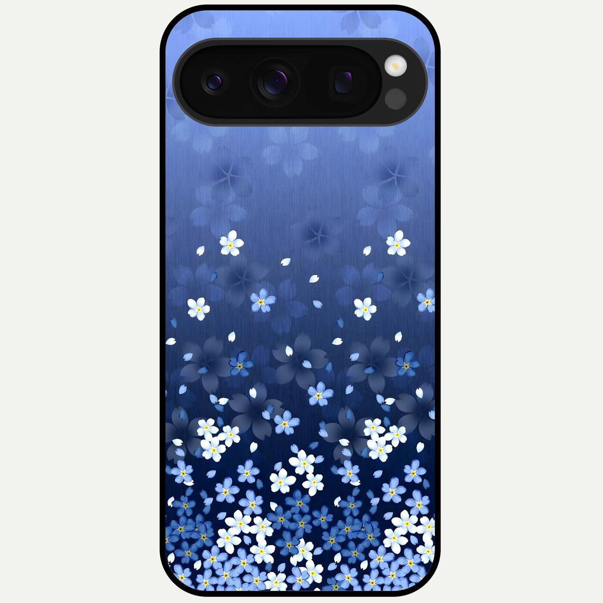  Blue Starry Glass Case For Google Pixel 10 Pro back cover – full design glossy printed glass finish