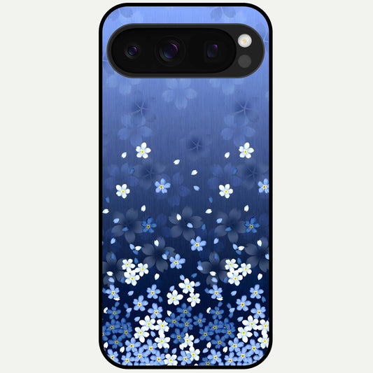  Blue Starry Glass Case For Google Pixel 10 Pro back cover – full design glossy printed glass finish
