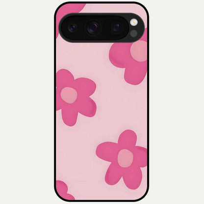  Candy Bloom Dreams Glass Case For Google Pixel 10 Pro back cover – full design glossy printed glass finish