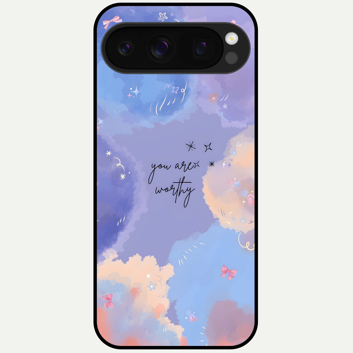  Celestial Cloud Magic Glass Case For Google Pixel 10 Pro back cover – full design glossy printed glass finish