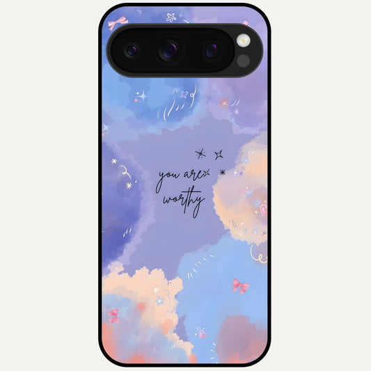  Celestial Cloud Magic Glass Case For Google Pixel 10 Pro back cover – full design glossy printed glass finish