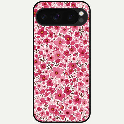  Cherry Blossom Charm Glass Case For Google Pixel 10 Pro back cover – full design glossy printed glass finish