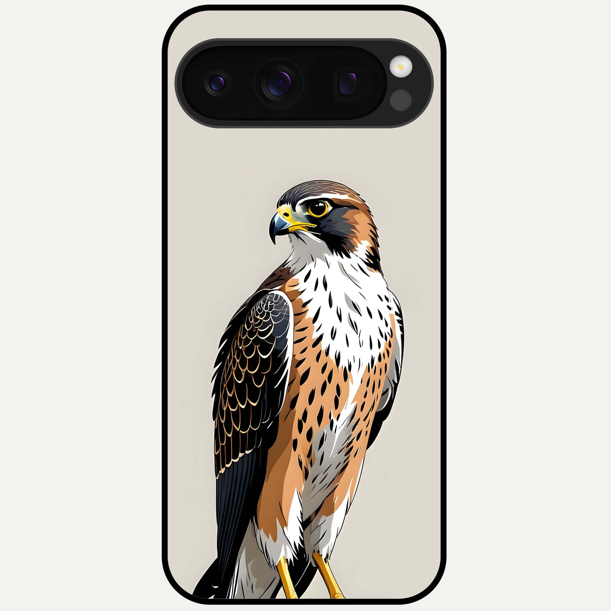  Clever Eagle Glass Case For Google Pixel 10 Pro back cover – full design glossy printed glass finish