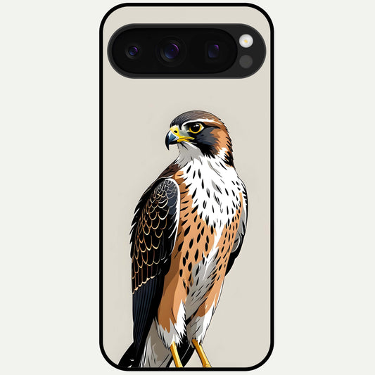  Clever Eagle Glass Case For Google Pixel 10 Pro back cover – full design glossy printed glass finish