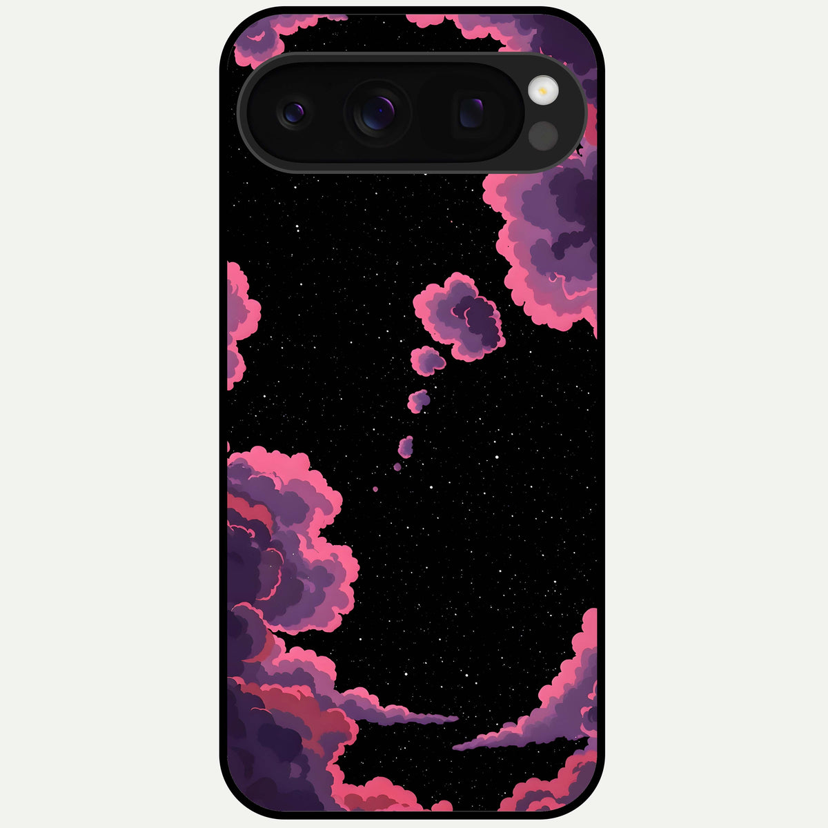  Cosmic Cloud Journey Glass Case For Google Pixel 10 Pro back cover – full design glossy printed glass finish
