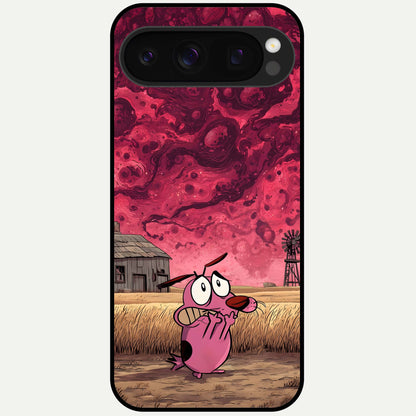  Courage Under Sky Glass Case For Google Pixel 10 Pro back cover – full design glossy printed glass finish