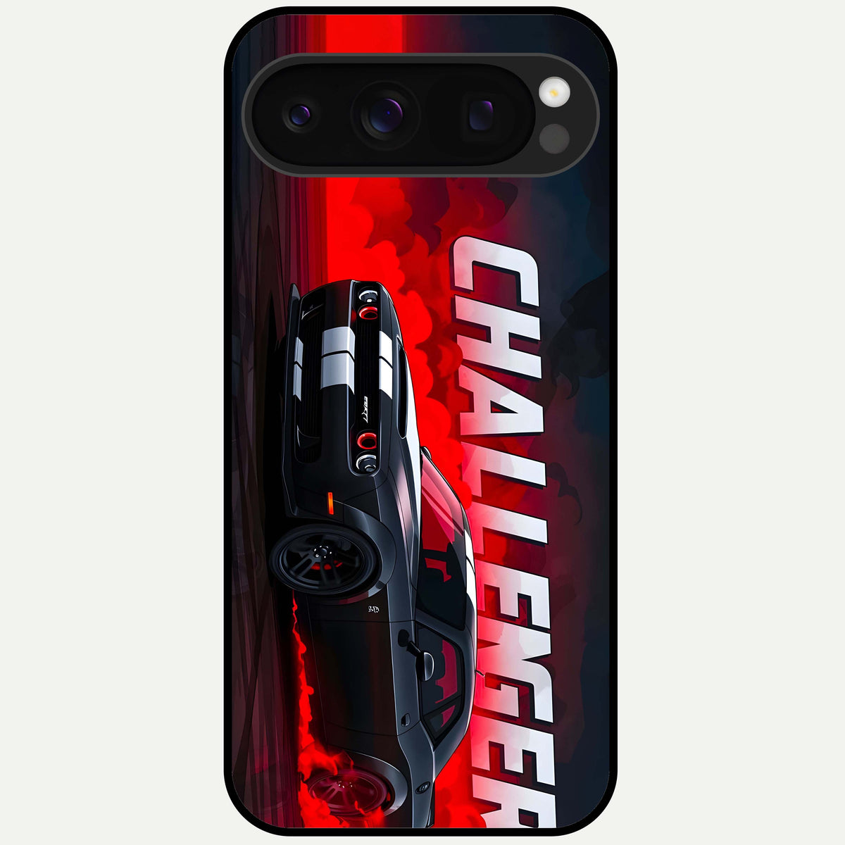  Crimson Challenger Fury Glass Case For Google Pixel 10 Pro back cover – full design glossy printed glass finish