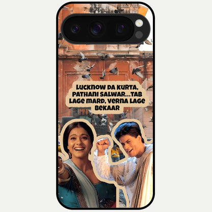  Desi Retro Vibes Glass Case For Google Pixel 10 Pro back cover – full design glossy printed glass finish