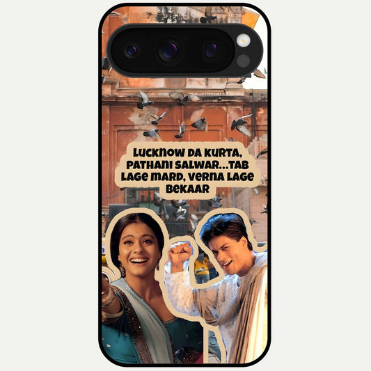  Desi Retro Vibes Glass Case For Google Pixel 10 Pro back cover – full design glossy printed glass finish