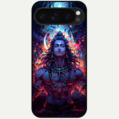  Divine Fire Shiv Glass Case For Google Pixel 10 Pro back cover – full design glossy printed glass finish