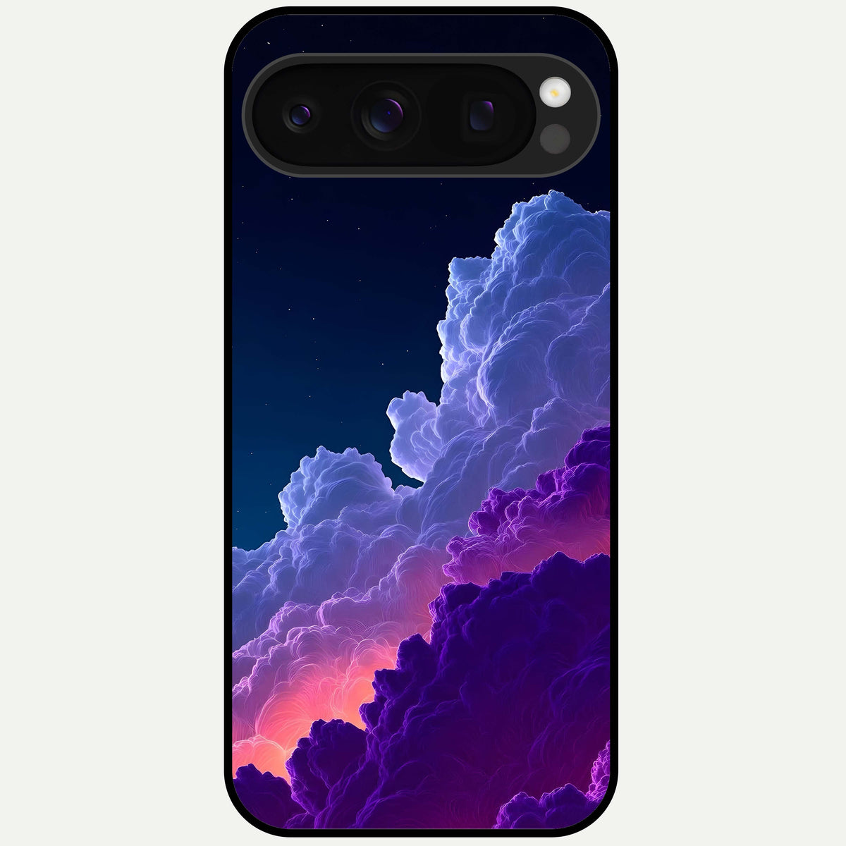  Dreamy Cloud Skies Glass Case For Google Pixel 10 Pro back cover – full design glossy printed glass finish