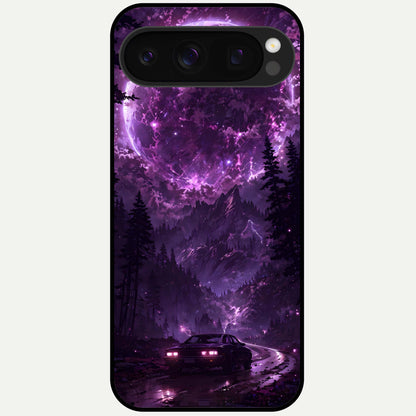  Eternal Cosmic Drive Glass Case For Google Pixel 10 Pro back cover – full design glossy printed glass finish