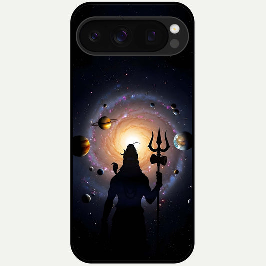  Galactic Shiva Vision Glass Case For Google Pixel 10 Pro back cover – full design glossy printed glass finish