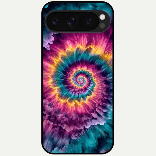  Galactic Spiral Burst Glass Case For Google Pixel 10 Pro back cover – full design glossy printed glass finish