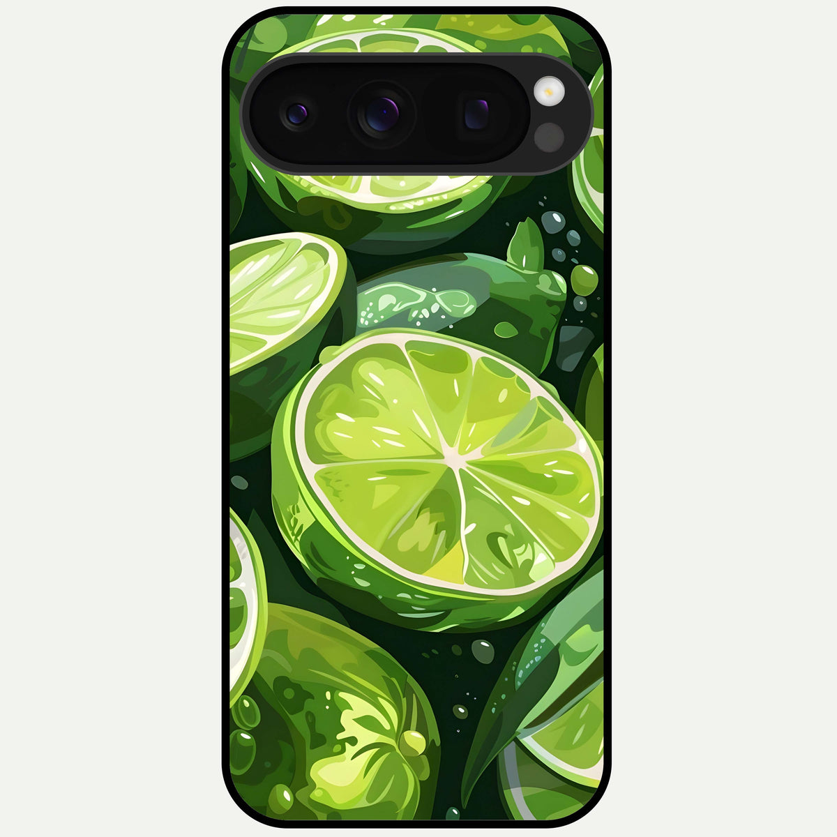  Green Kawasaki Glass Case For Google Pixel 10 Pro back cover – full design glossy printed glass finish