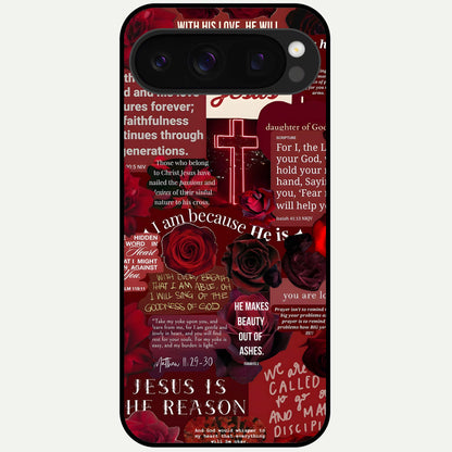  Jesus Love Heals Glass Case For Google Pixel 10 Pro back cover – full design glossy printed glass finish