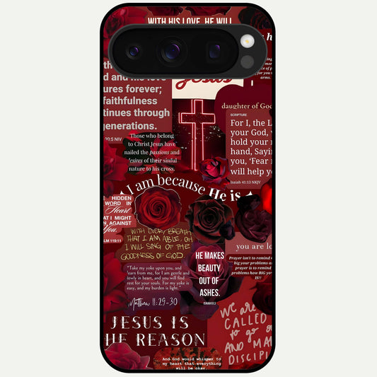  Jesus Love Heals Glass Case For Google Pixel 10 Pro back cover – full design glossy printed glass finish