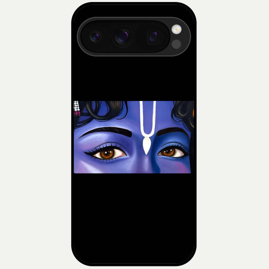  Krishna Eye Glass Case For Google Pixel 10 Pro back cover – full design glossy printed glass finish