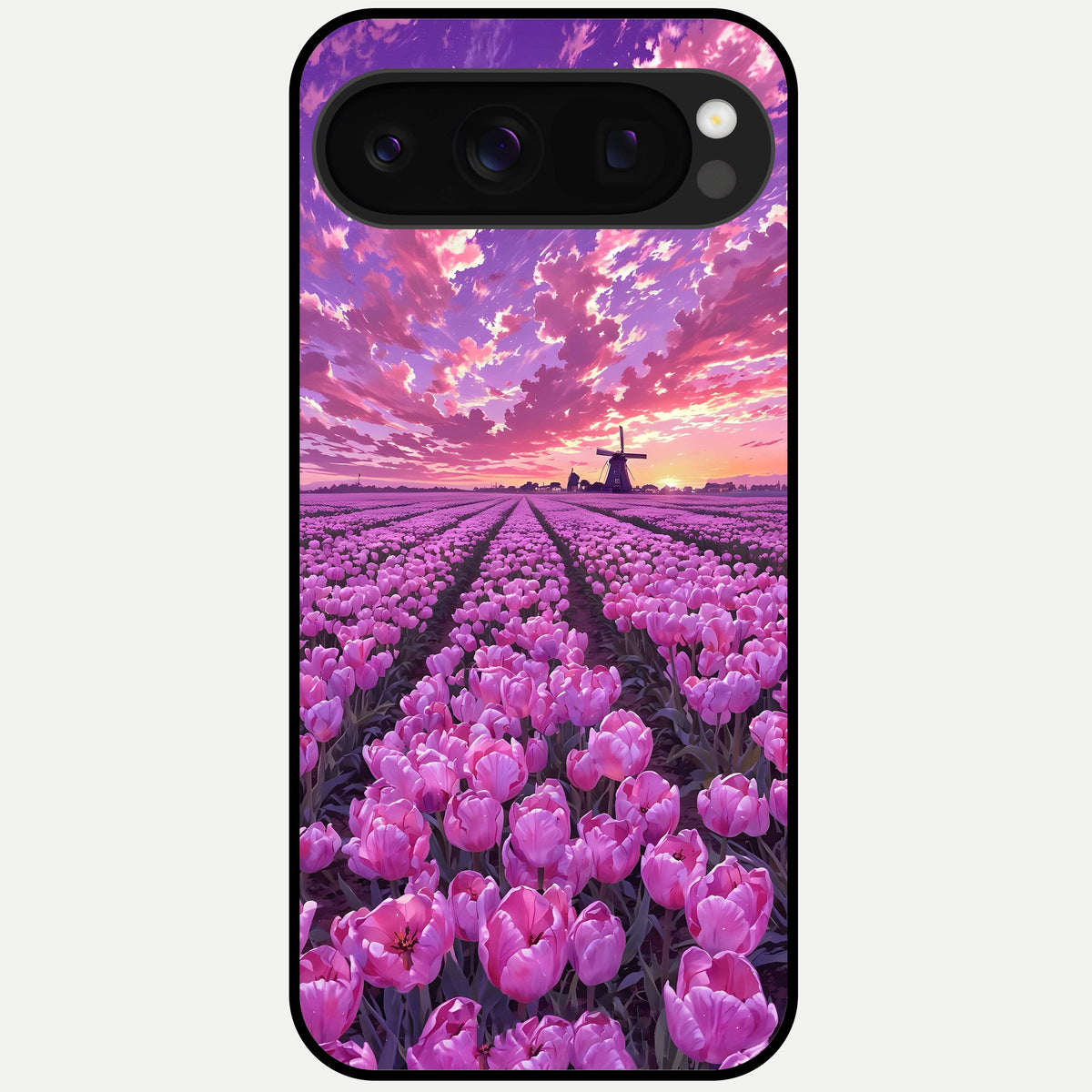  Lavender Dream Skies Glass Case For Google Pixel 10 Pro back cover – full design glossy printed glass finish