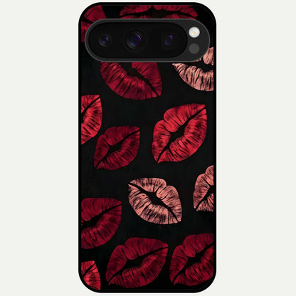  Midnight Kiss Love Glass Case For Google Pixel 10 Pro back cover – full design glossy printed glass finish