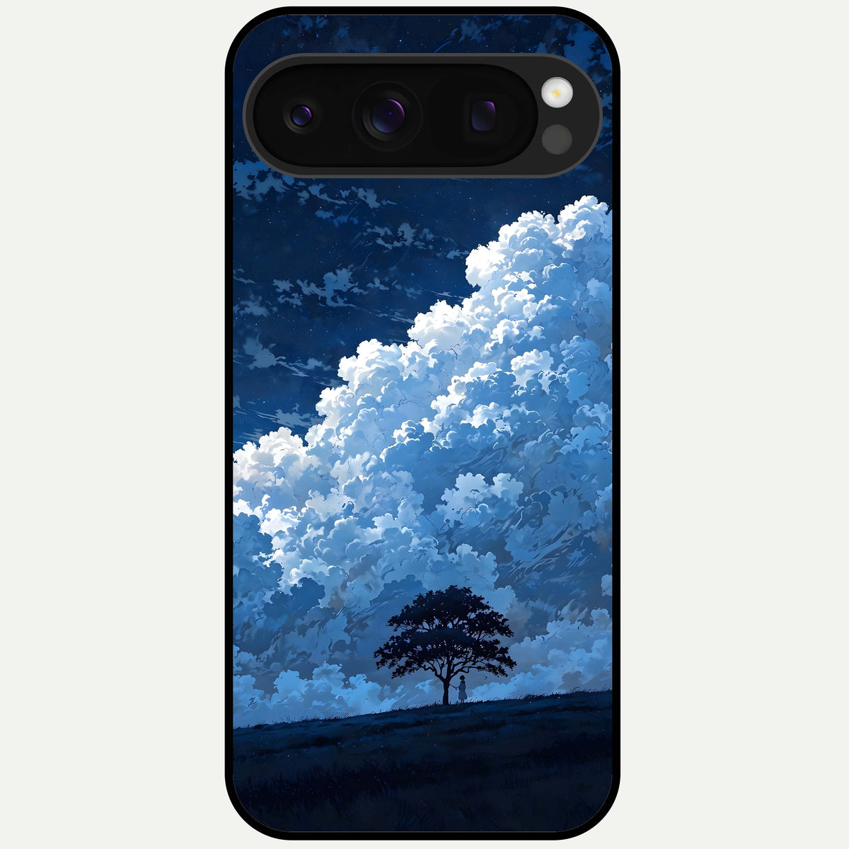  Midnight Sky Serenity Glass Case For Google Pixel 10 Pro back cover – full design glossy printed glass finish