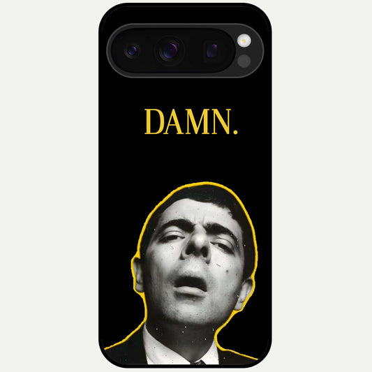  Mr Bean Damn Glass Case For Google Pixel 10 Pro back cover – full design glossy printed glass finish
