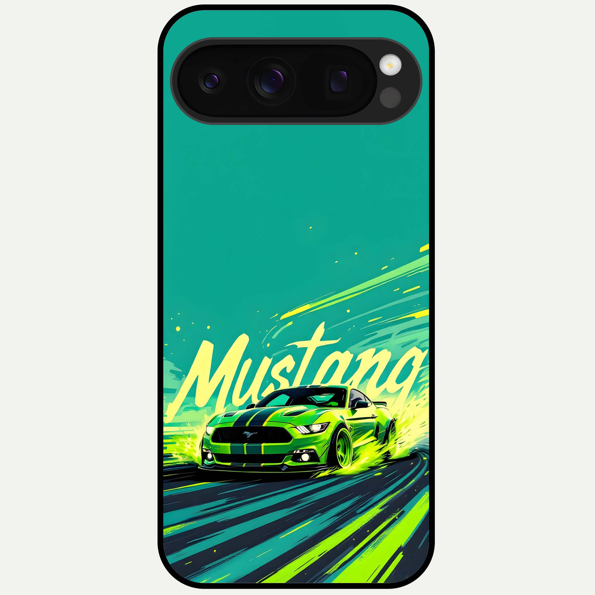  Mustang Bang Glass Case For Google Pixel 10 Pro back cover – full design glossy printed glass finish
