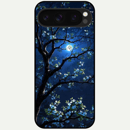  Mystic Floral Night Glass Case For Google Pixel 10 Pro back cover – full design glossy printed glass finish