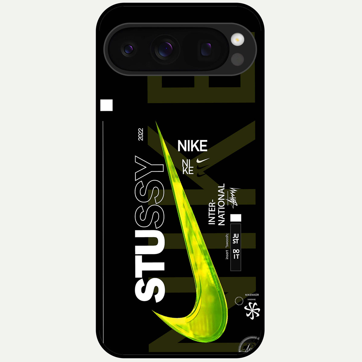  Neon Street Edition Glass Case For Google Pixel 10 Pro back cover – full design glossy printed glass finish