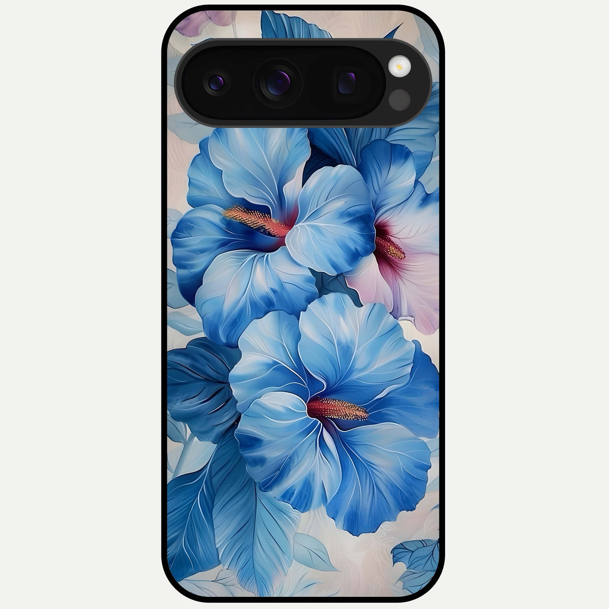  Ocean Hibiscus Grace Glass Case For Google Pixel 10 Pro back cover – full design glossy printed glass finish